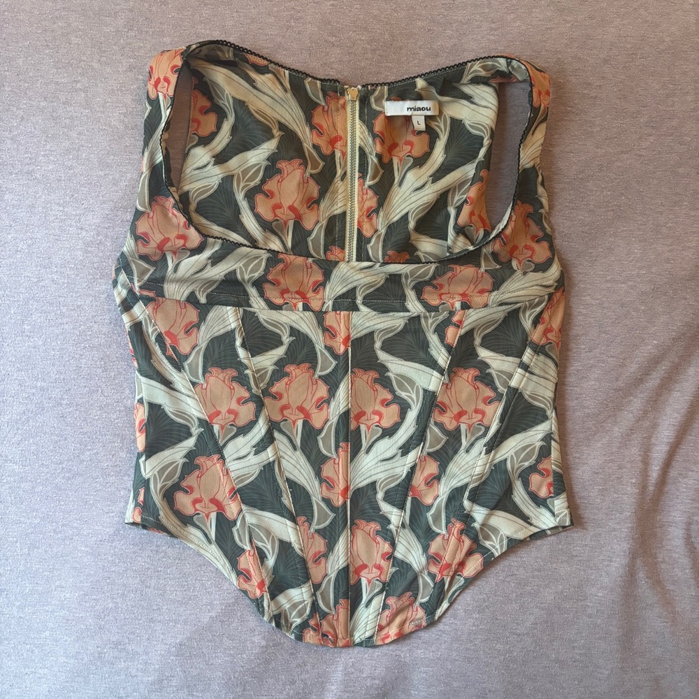 Miaou Campbell Corset in Art Nouveau size Large